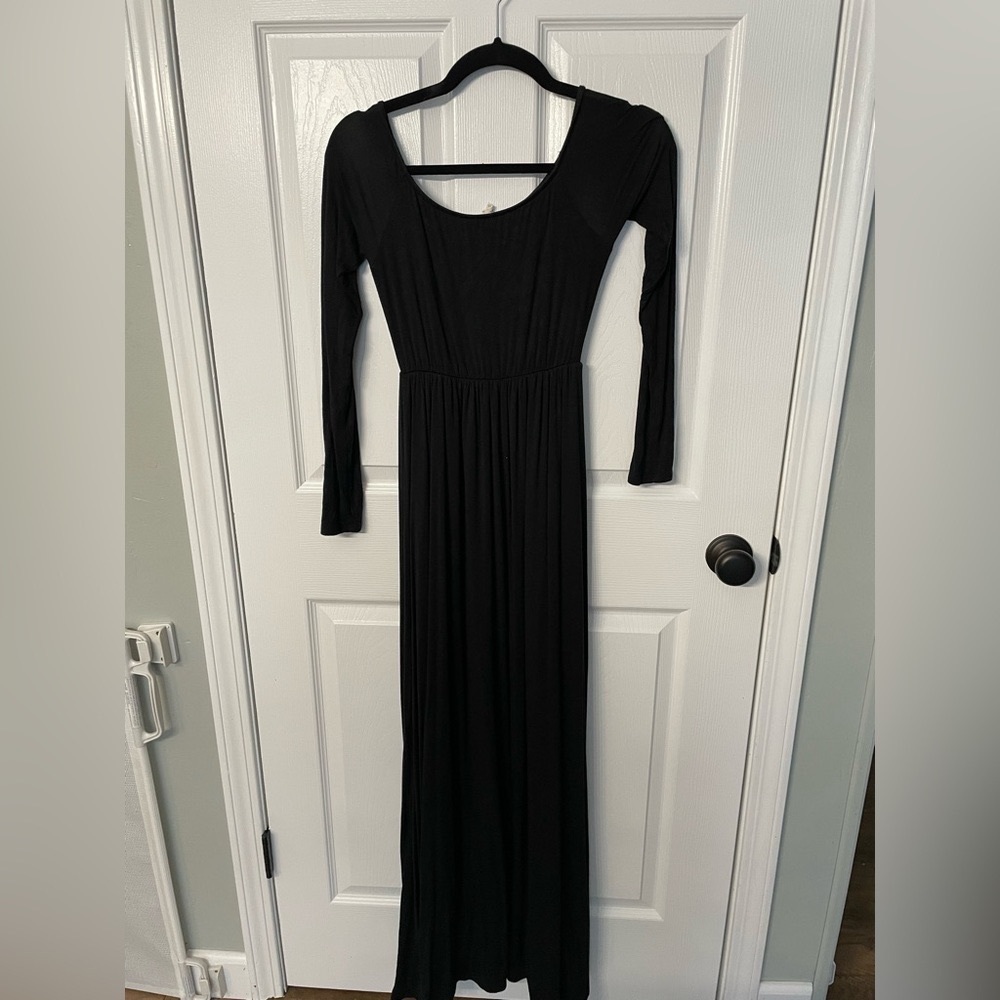 Pinkblush Black Maxi Dress